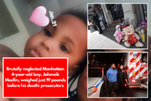 egregiously ignored Jahmeik Modlin, a 4-year-old child from Manhattan, weighed only 19 pounds before he passed away: prosecutors