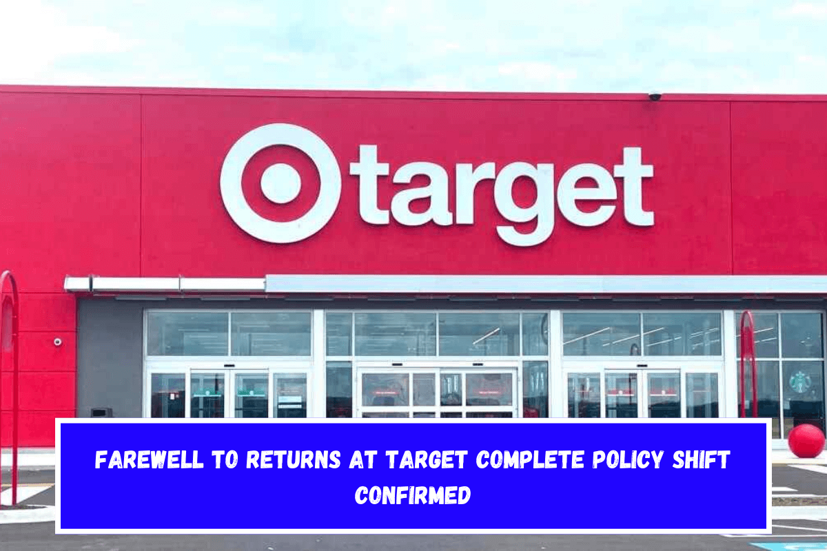 Farewell to Returns at Target Complete Policy Shift Confirmed