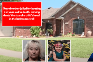 Grandmother jailed for beating a 3-year-old to death, leaving dents 'the size of a child's head' in the bathroom wall