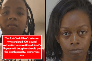 "I'm fixin' to kill her": Woman who ordered 100-pound rottweiler to assault boyfriend's 9-year-old daughter should get the death penalty, authorities say