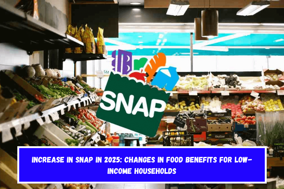 Increase in SNAP in 2025 Changes in food benefits for low-income households