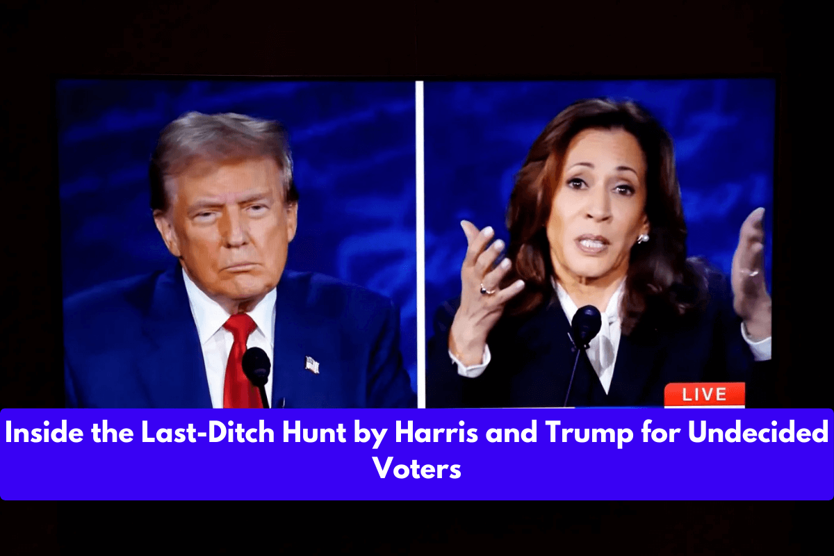 Inside Harris and Trump's last-ditch hunt for undecided voters