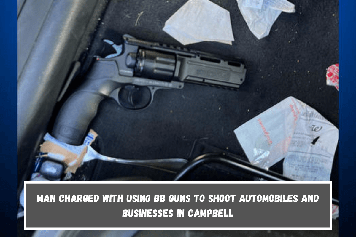 Man charged with using BB guns to shoot automobiles and businesses in Campbell