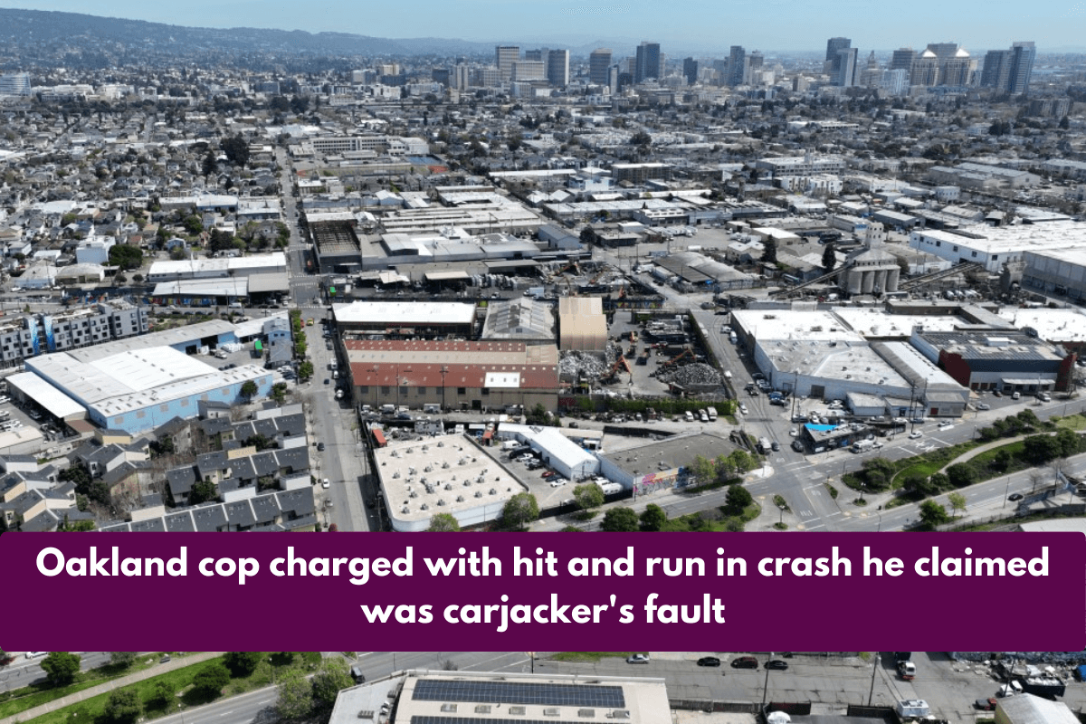 Oakland cop charged with hit and run in crash he claimed was carjacker's fault