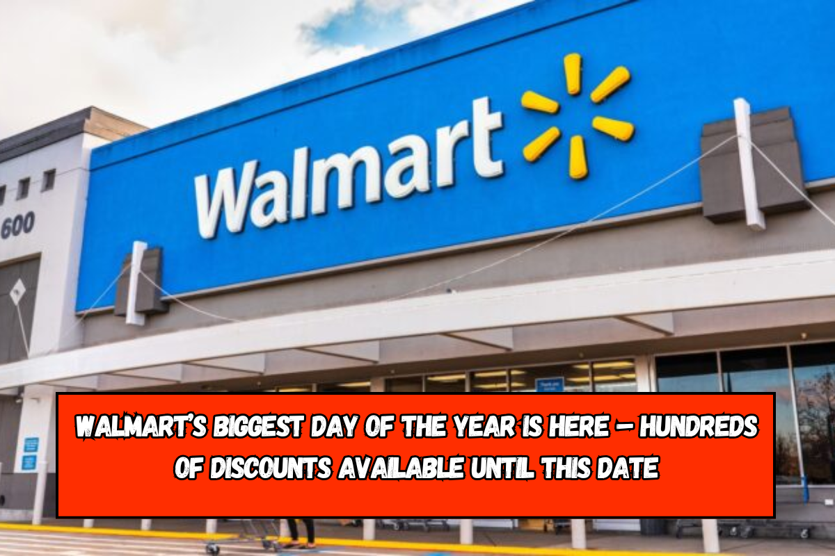 Walmart’s biggest day of the year is here – hundreds of discounts available until this date