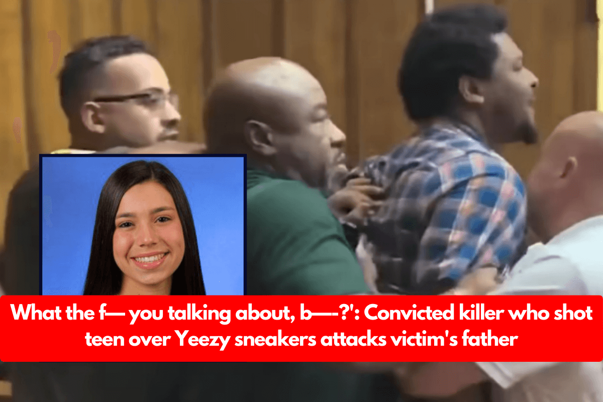 What the f— you talking about, b—-?': Convicted killer who shot teen over Yeezy sneakers attacks victim's father