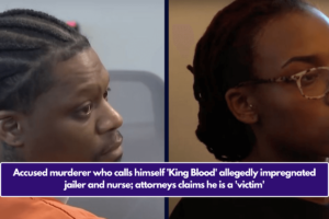 Accused murderer who calls himself 'King Blood' allegedly impregnated jailer and nurse; attorneys claims he is a 'victim'