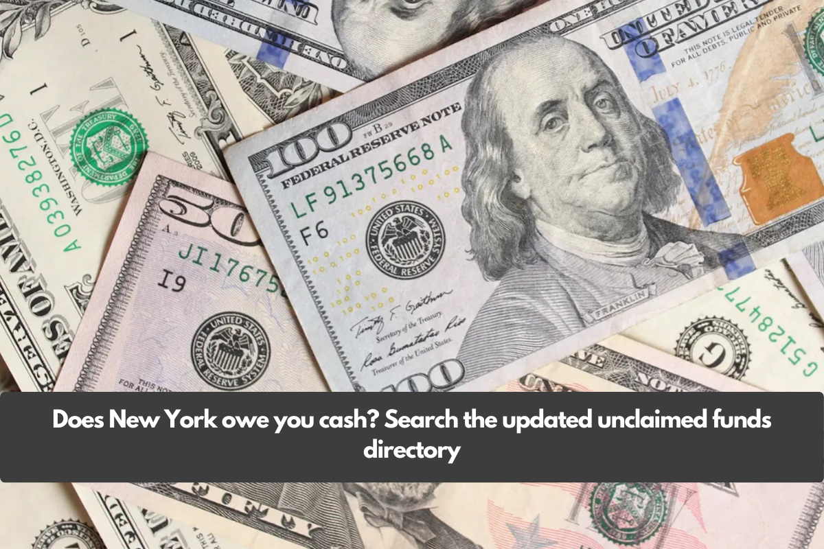 Does New York owe you cash? Search the updated unclaimed funds directory