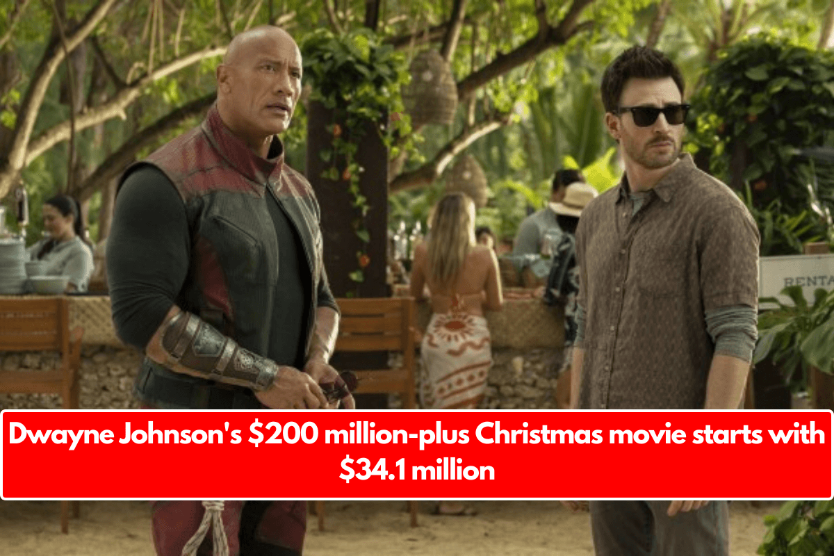 Dwayne Johnson's $200 million-plus Christmas movie starts with $34.1 million