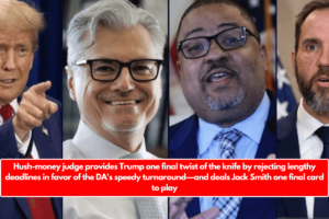 Hush-money judge provides Trump one final twist of the knife by rejecting lengthy deadlines in favor of the DA's speedy turnaround—and deals Jack Smith one final card to play