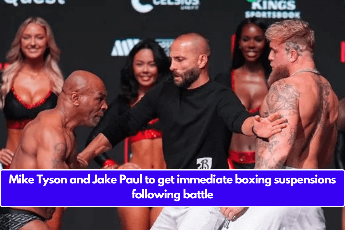 Mike Tyson and Jake Paul to get immediate boxing suspensions following battle