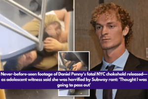 Never-before-seen footage of Daniel Penny's fatal NYC chokehold released—as adolescent witness said she was horrified by Subway rant: 'Thought I was going to pass out'