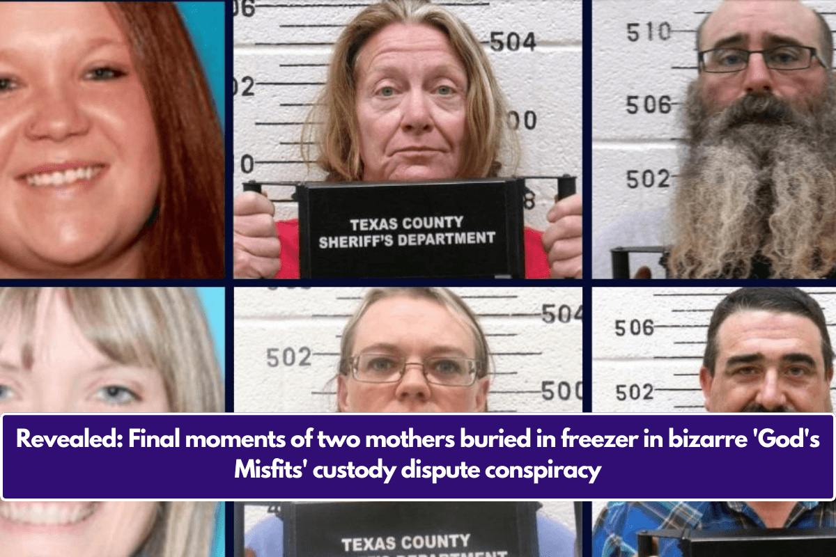 Revealed: Final moments of two mothers buried in freezer in bizarre 'God's Misfits' custody dispute conspiracy