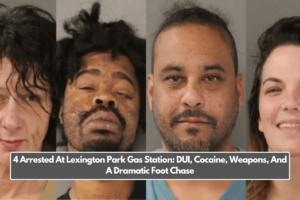 4 Arrested At Lexington Park Gas Station: DUI, Cocaine, Weapons, And A Dramatic Foot Chase