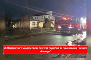 A Montgomery County home fire was reported to have caused "severe damage"