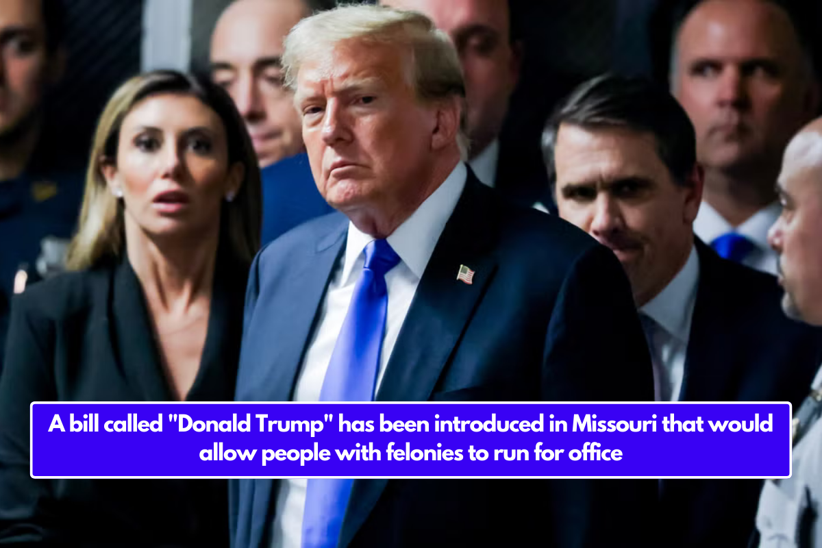 A bill called "Donald Trump" has been introduced in Missouri that would allow people with felonies to run for office