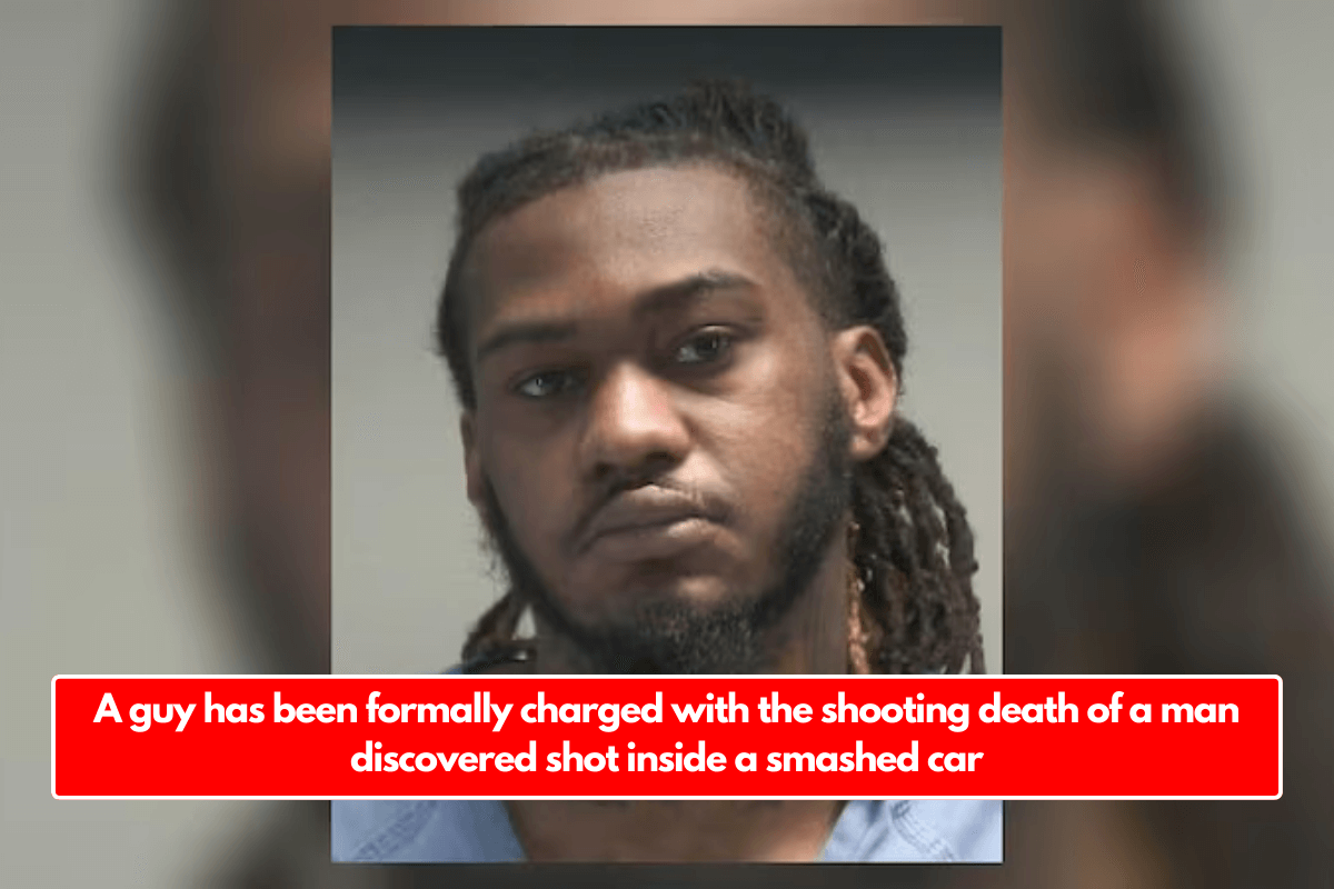 A guy has been formally charged with the shooting death of a man discovered shot inside a smashed car