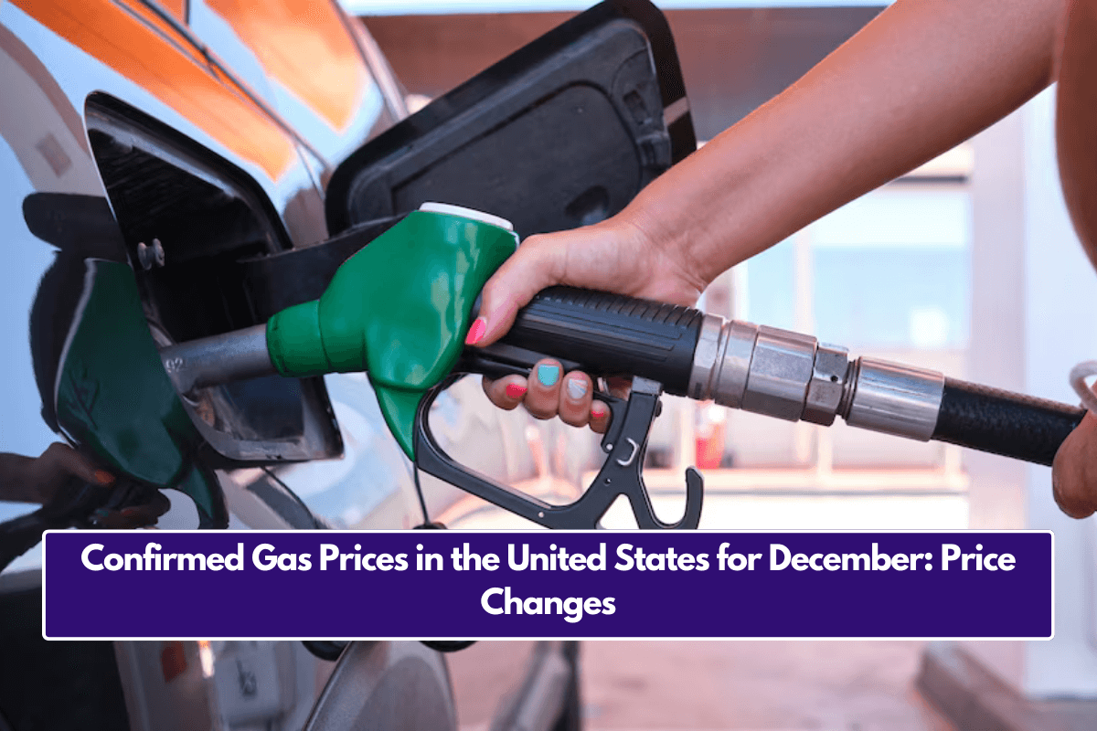 Confirmed Gas Prices in the United States for December: Price Changes