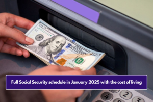 Full Social Security schedule in January 2025 with the cost of living