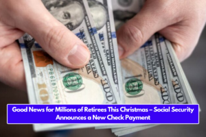 Good News for Millions of Retirees This Christmas – Social Security Announces a New Check Payment