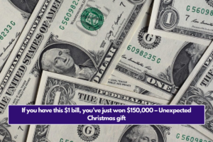 If you have this $1 bill, you’ve just won $150,000 – Unexpected Christmas gift