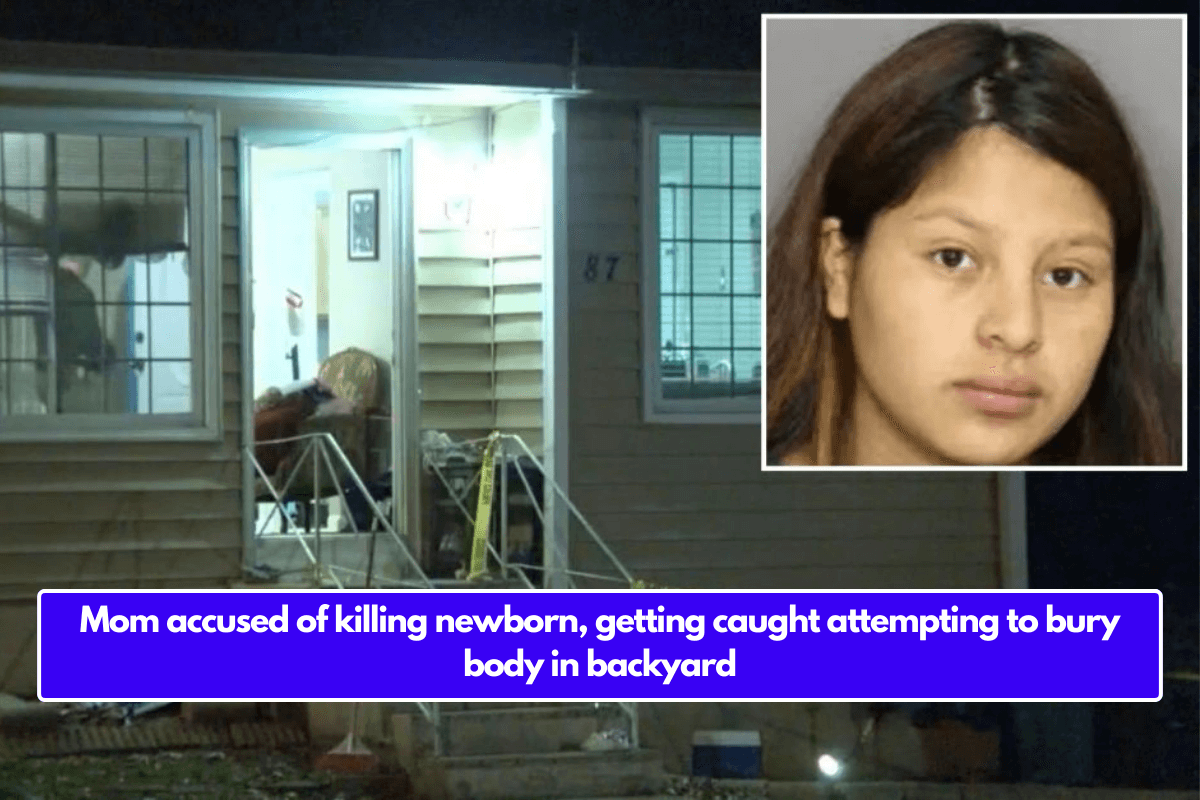 Mom accused of killing newborn, getting caught attempting to bury body in backyard