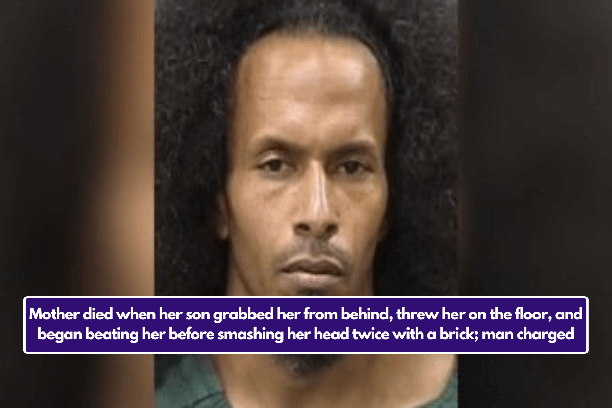 Mother died when her son grabbed her from behind, threw her on the floor, and began beating her before smashing her head twice with a brick; man charged