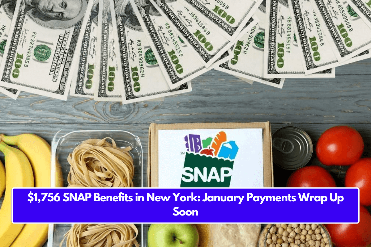 $1,756 SNAP Benefits in New York: January Payments Wrap Up Soon