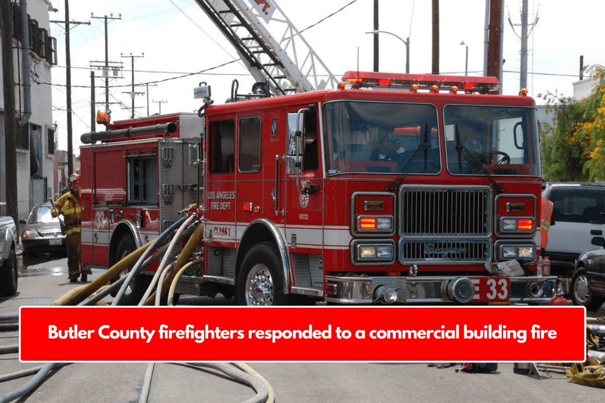 Butler County firefighters responded to a commercial building fire