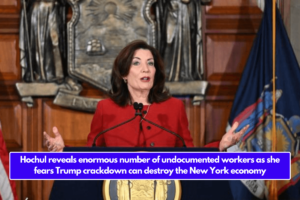 Hochul reveals enormous number of undocumented workers as she fears Trump crackdown can destroy the New York economy