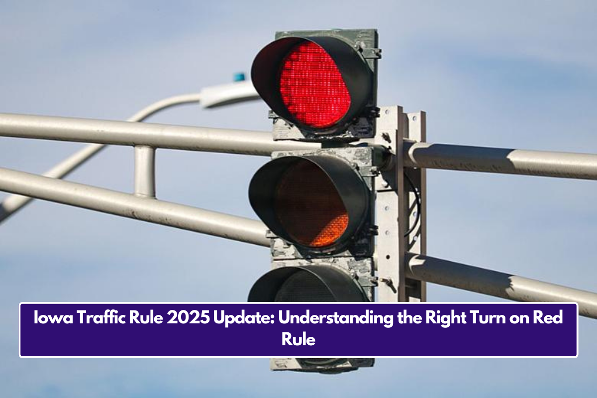 Iowa Traffic Rule 2025 Update: Understanding the Right Turn on Red Rule