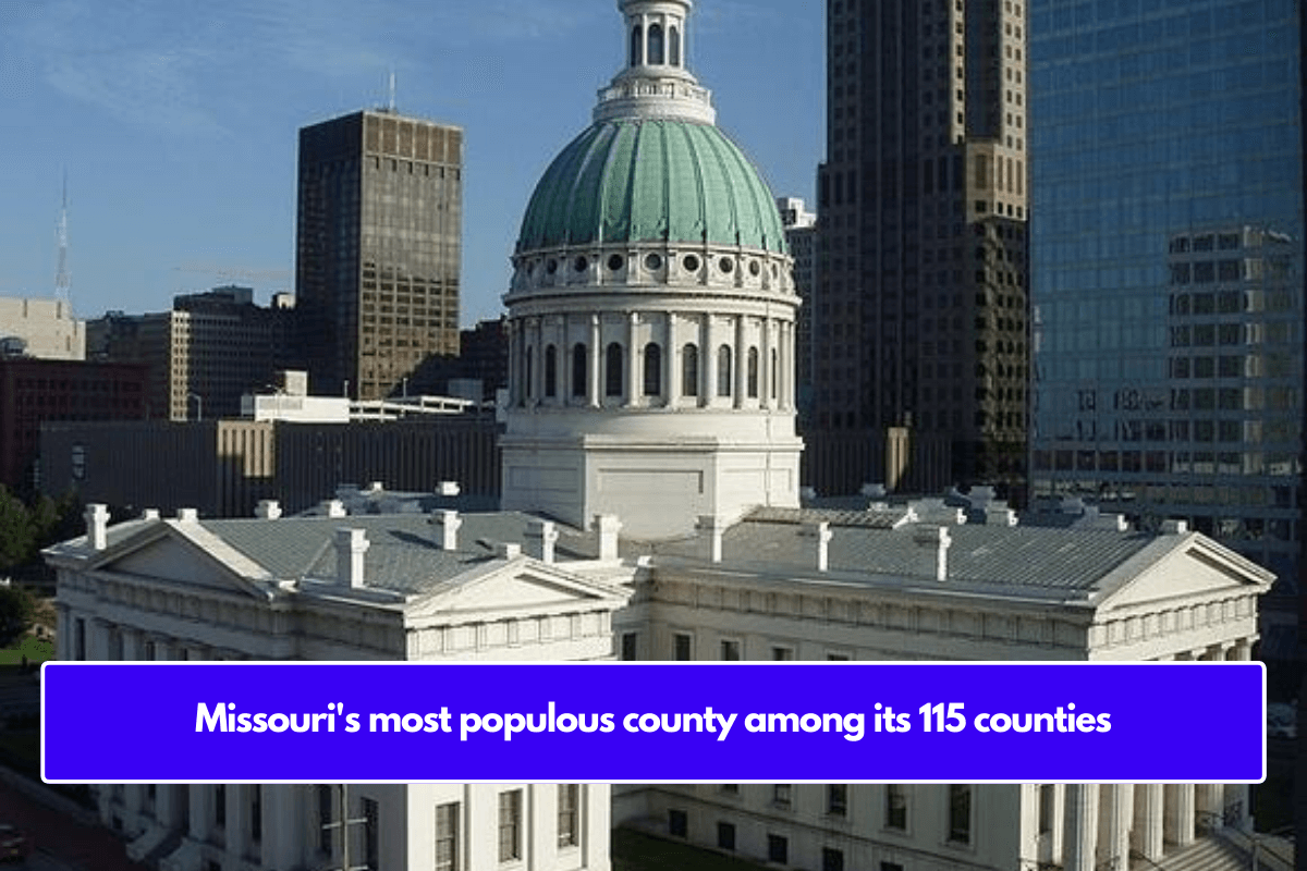 Missouri's most populous county among its 115 counties