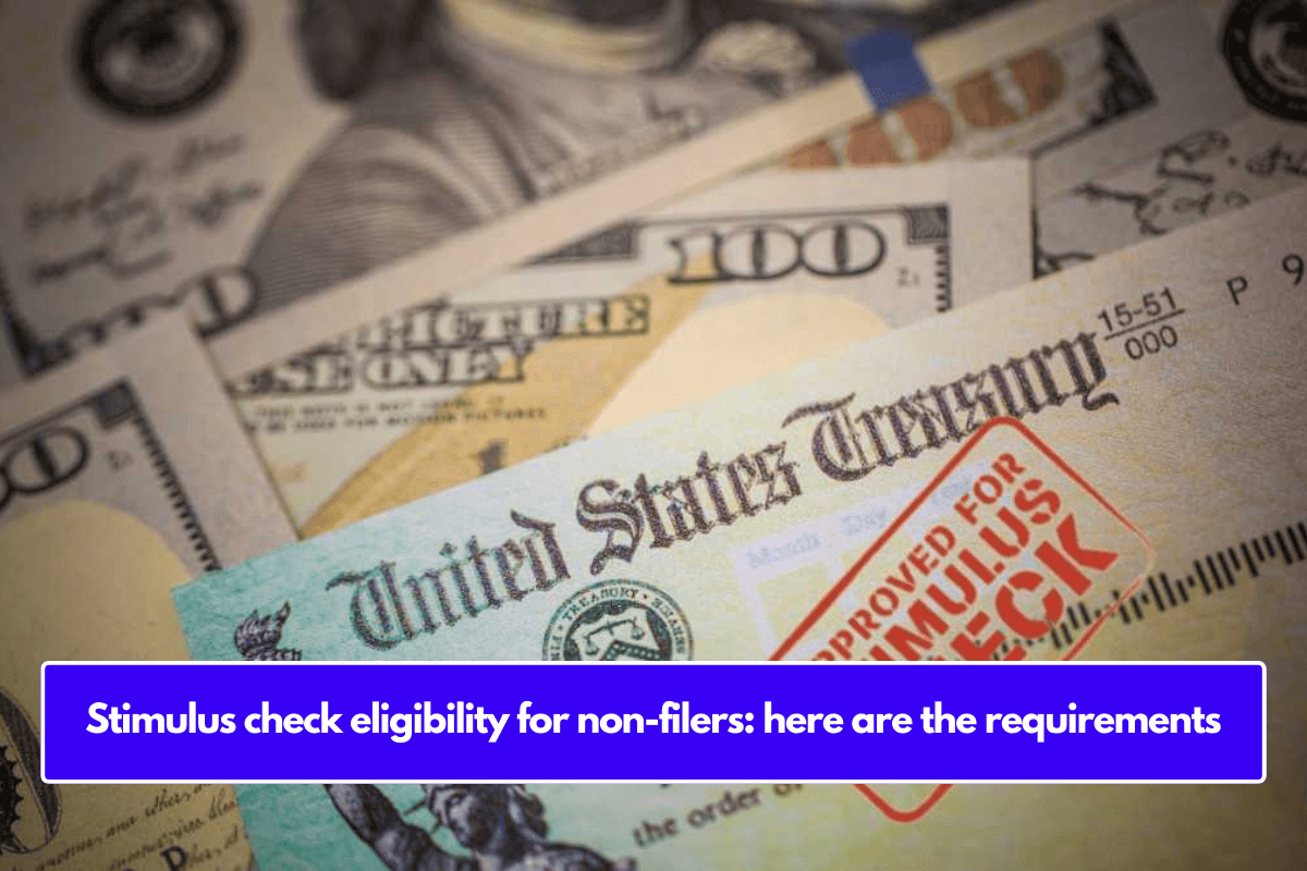 Stimulus check eligibility for non-filers: here are the requirements