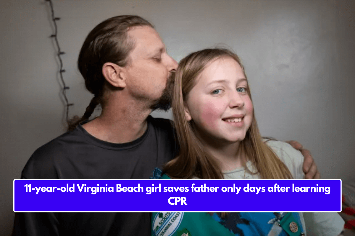 11-year-old Virginia Beach girl saves father only days after learning CPR