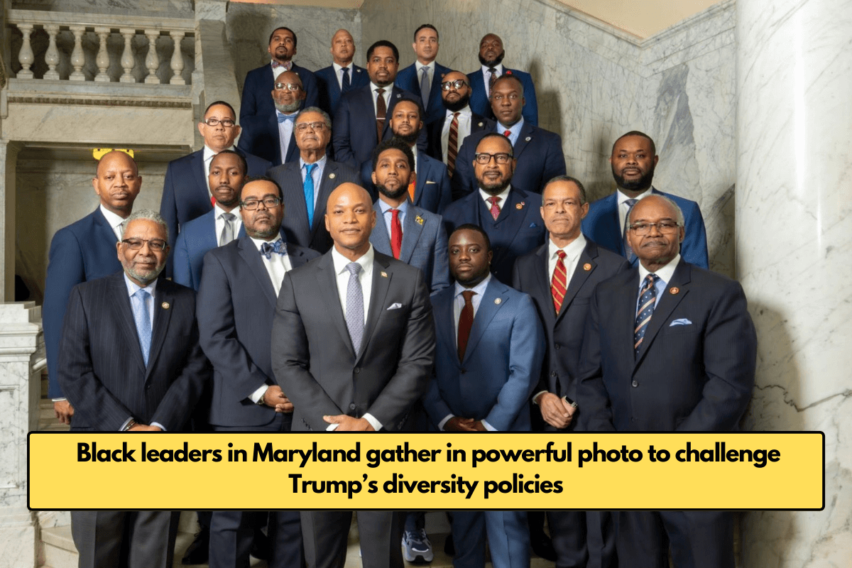 Black leaders in Maryland gather in powerful photo to challenge Trump’s diversity policies