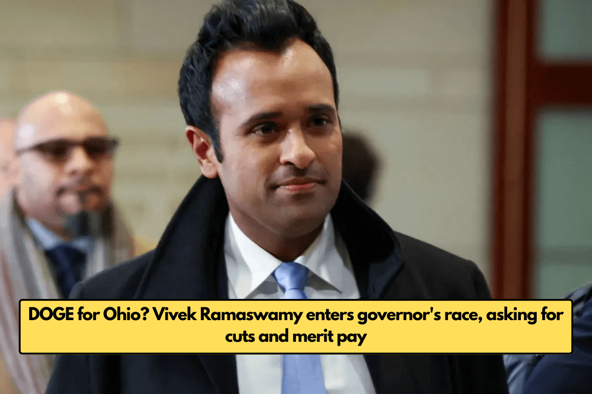 DOGE for Ohio? Vivek Ramaswamy enters governor's race, asking for cuts and merit pay