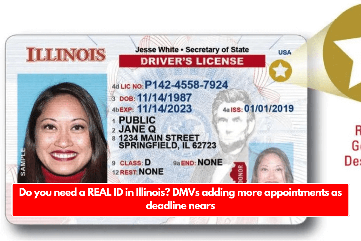 Do you need a REAL ID in Illinois? DMVs adding more appointments as deadline nears