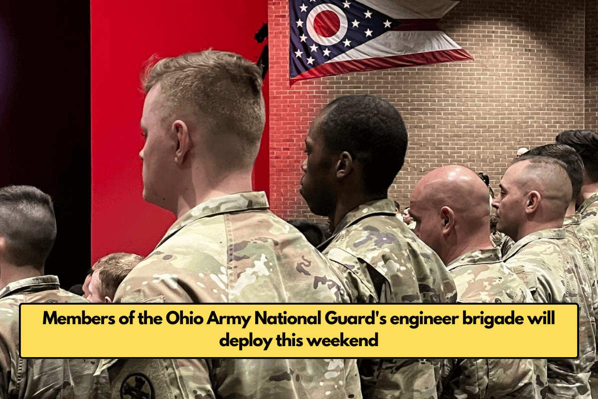 Members of the Ohio Army National Guard's engineer brigade will deploy this weekend