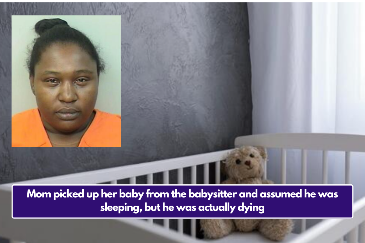 Mom picked up her baby from the babysitter and assumed he was sleeping, but he was actually dying