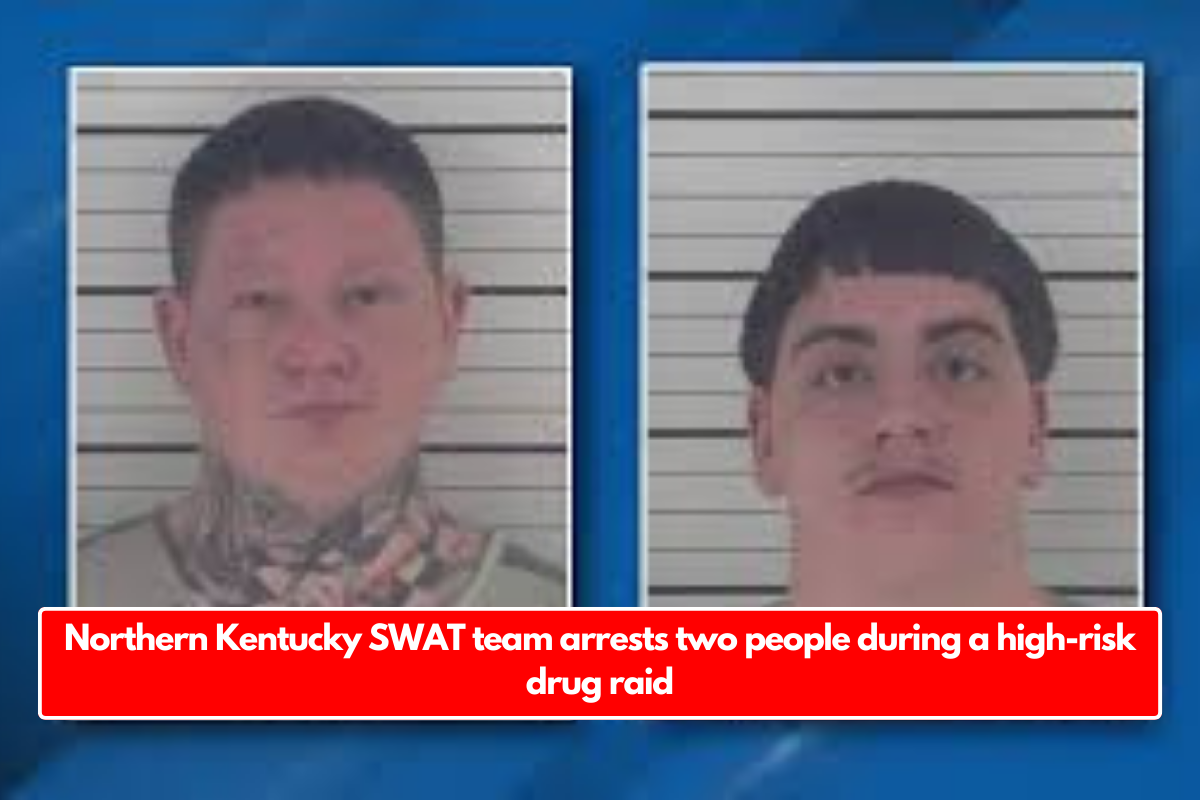 Northern Kentucky SWAT team arrests two people during a high-risk drug raid