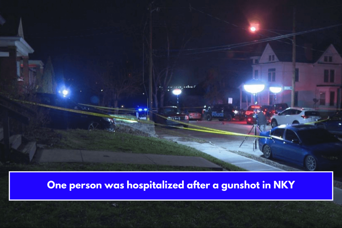 One person was hospitalized after a gunshot in NKY