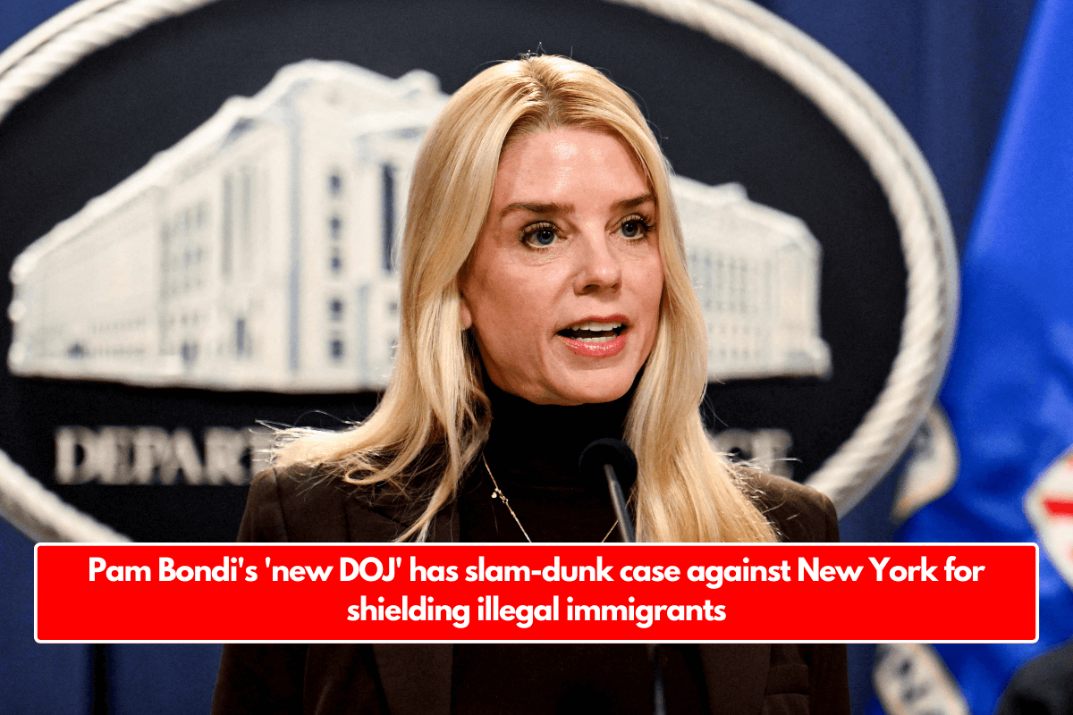 Pam Bondi's 'new DOJ' has slam-dunk case against New York for shielding illegal immigrants