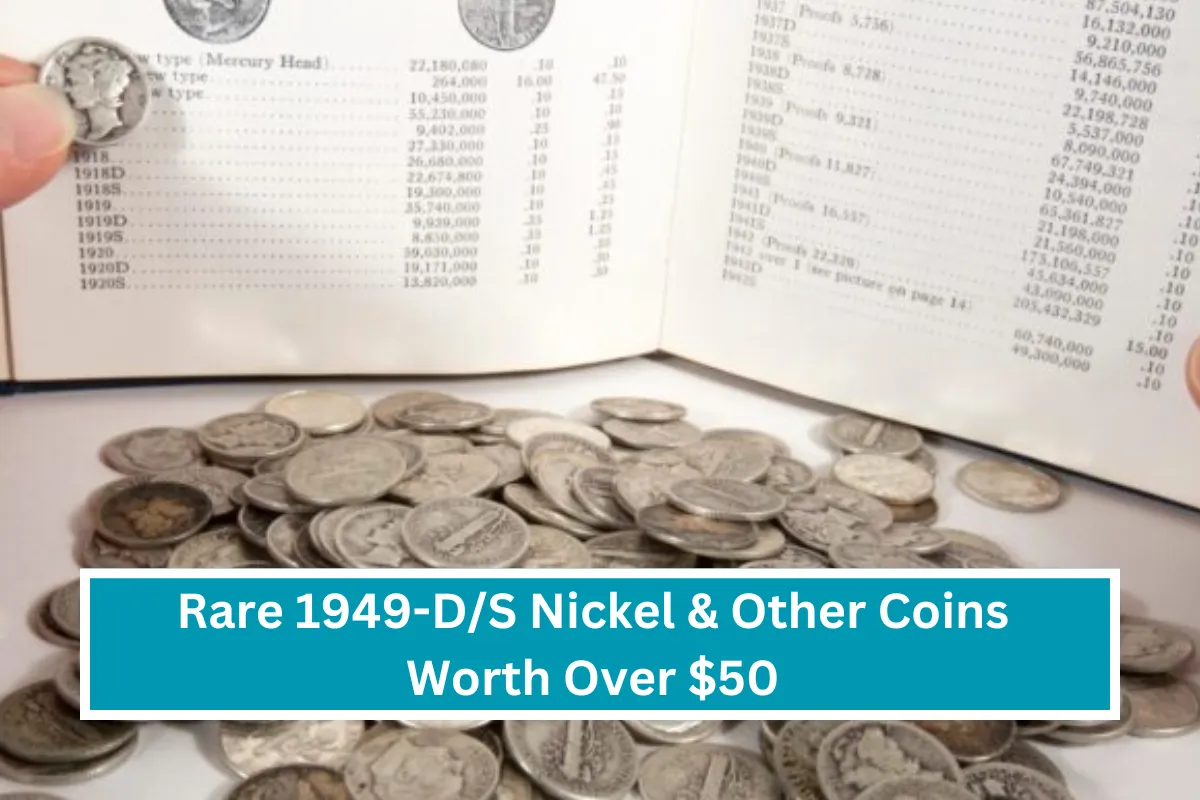 Rare 1949-D/S Nickel & Other Coins Worth Over $50