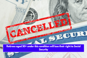 Retirees aged 50+ under this condition will lose their right to Social Security