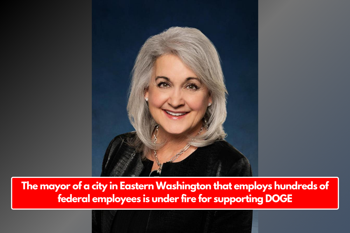 The mayor of a city in Eastern Washington that employs hundreds of federal employees is under fire for supporting DOGE