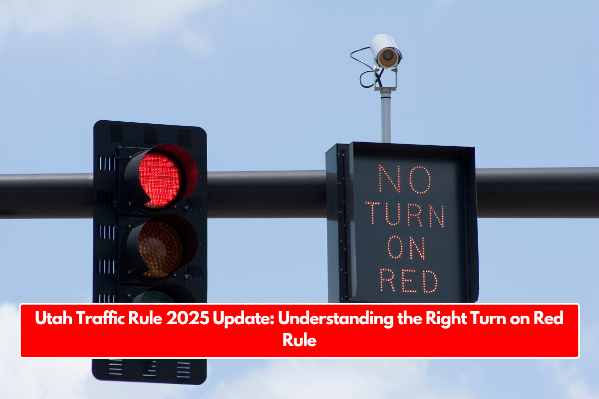 Utah Traffic Rule 2025 Update Understanding the Right Turn on Red Rule