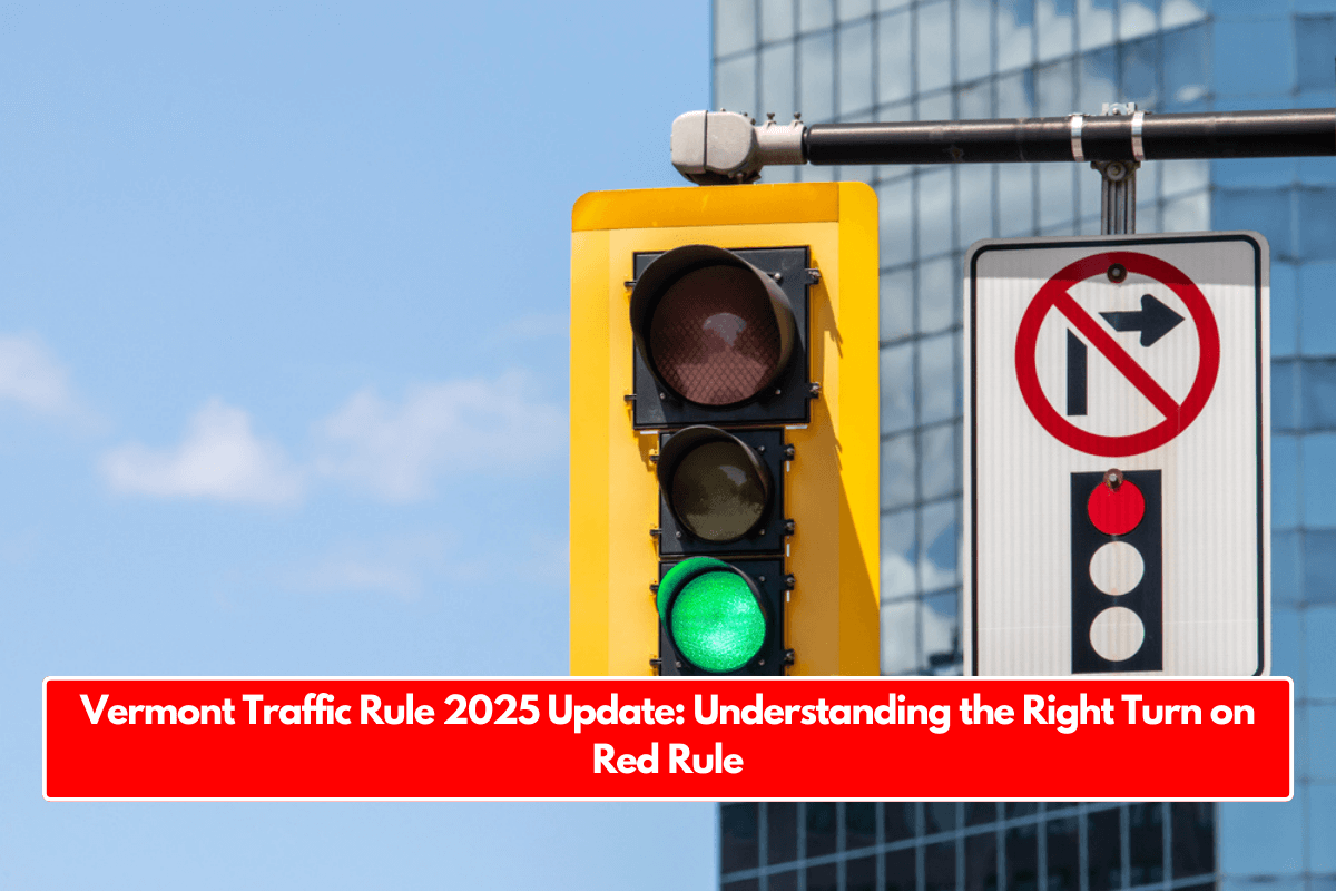 Vermont Traffic Rule 2025 Update: Understanding the Right Turn on Red Rule