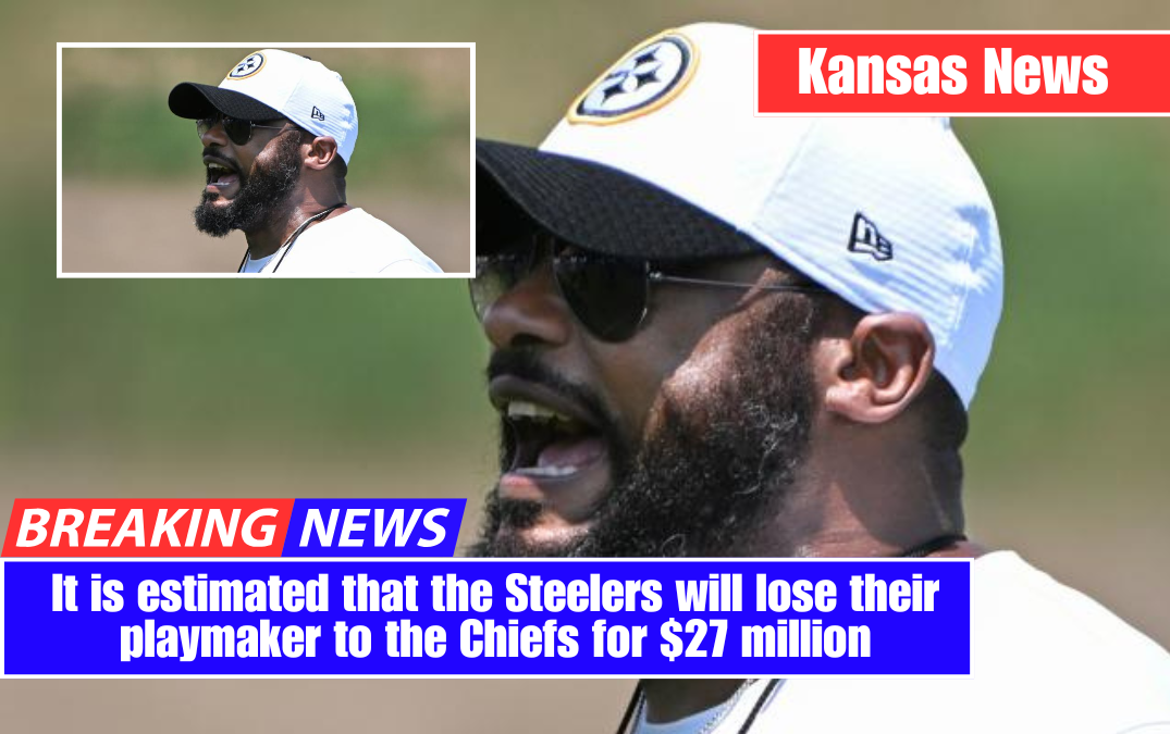 It is estimated that the Steelers will lose their playmaker to the Chiefs for $27 million