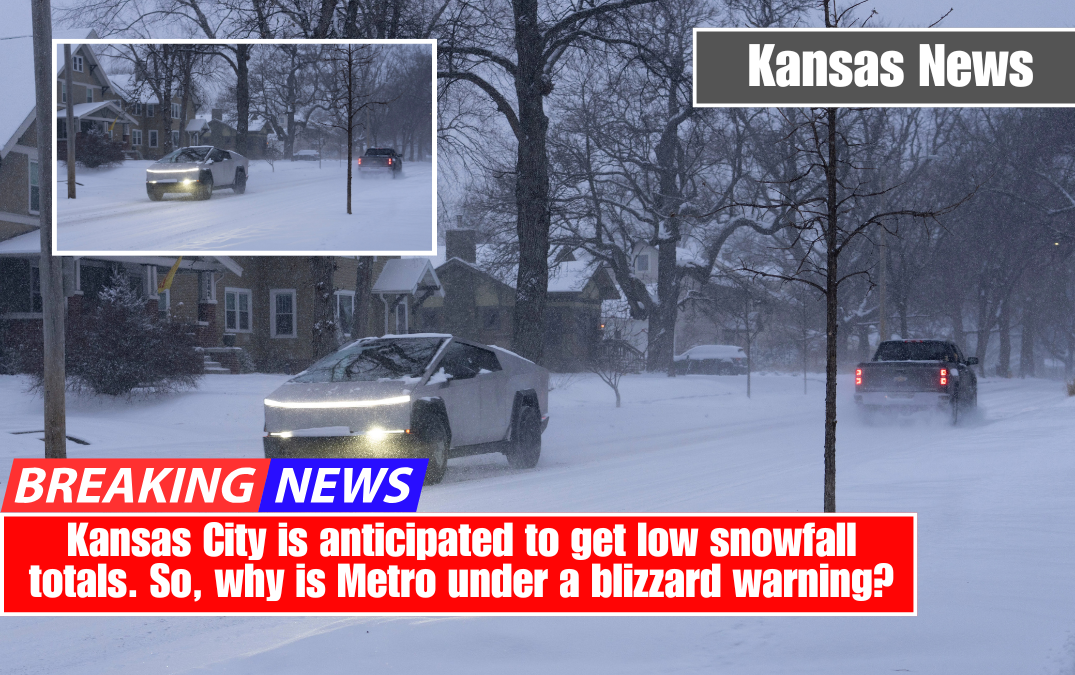 Kansas City is anticipated to get low snowfall totals. So, why is Metro under a blizzard warning?