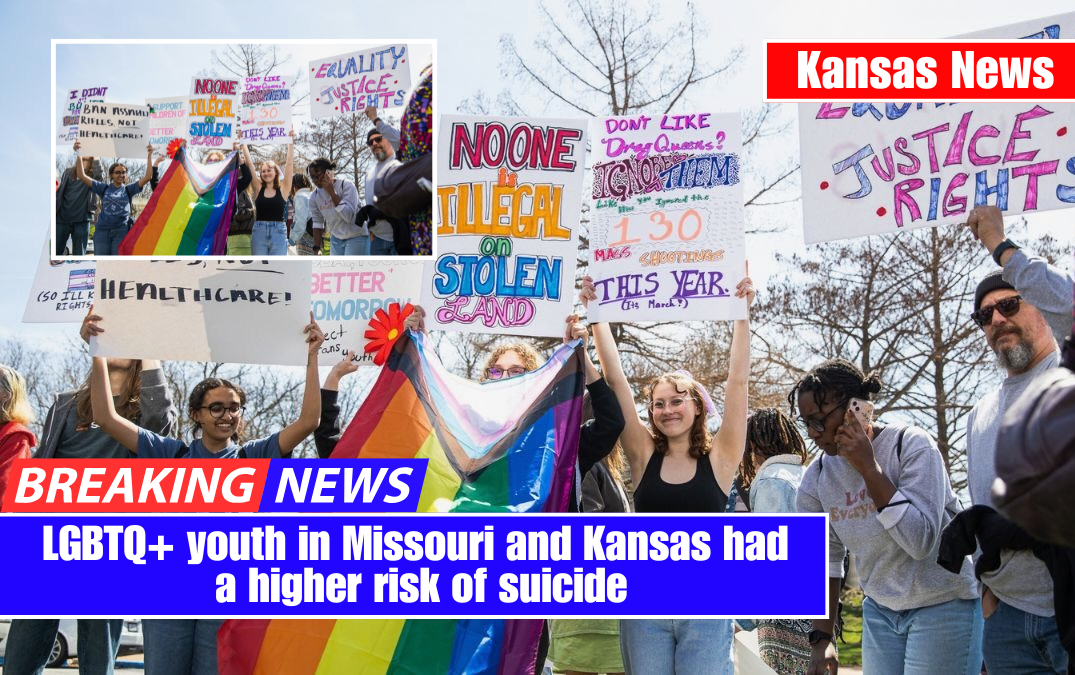 LGBTQ+ youth in Missouri and Kansas had a higher risk of suicide